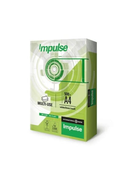 Carta per fotocopie A4 Impulse 75 g m² Risma da 500 fogli