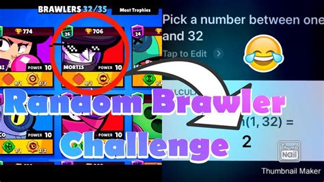 Random Brawler Challenge In Bounty Brawl Stars Youtube