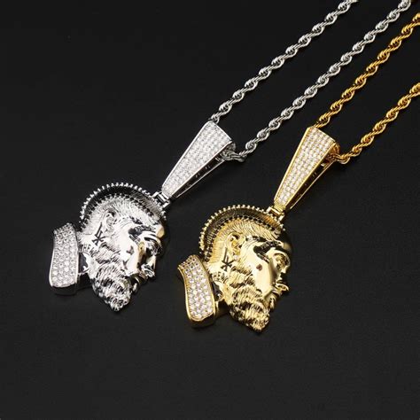 R I P Nipsey Hussle Cuban Chain Necklace Pendant With Tennis Chain