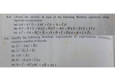 Answered 2 3 Prove The Identity Of Each Of The Bartleby