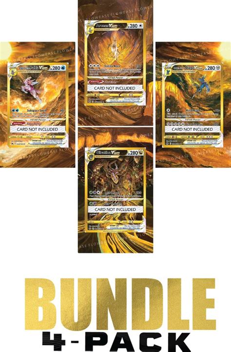 Bundle 4 Pack Gold God Pack Arceus Giratina Palkia And Dialga Games