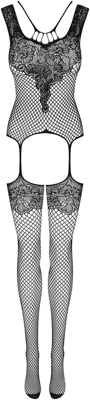 Obsessive Ladies Bodystocking Ouvert In A Suspender Look S