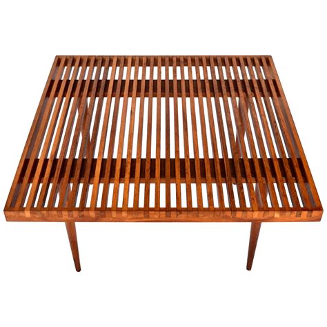 Slat Coffee Table Or Bench By Mel Smilow At 1stdibs