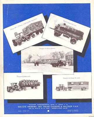 Vieux Papiers Chenard Et Walcker Catalogue Trains Chenard Et Walcker