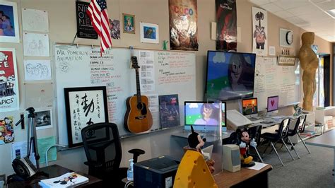 Animation Classroom With Guitar Class Soundtrack Ralston Middle