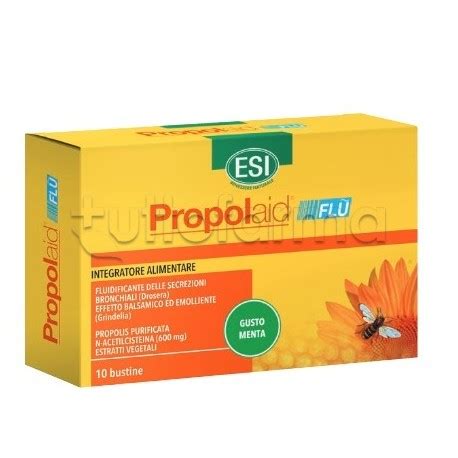 ESI Propolaid Flu Integratore Per Influenza E Raffreddore 10 Bustine