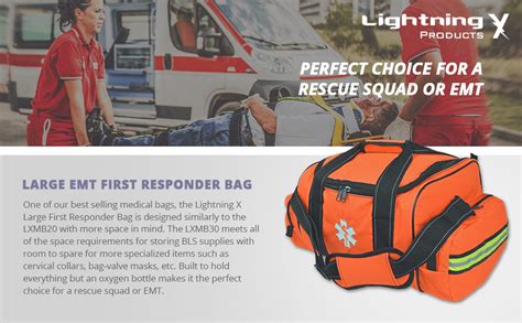 Lightning X Bolsa para traumatismos táctica EMT Medic de primera