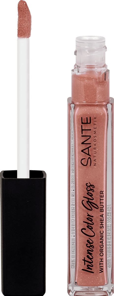 SANTE NATURKOSMETIK Lipgloss Intense Colour 01 Glistening Nude 5 3 Ml