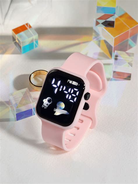 1pc Kids Led Minimalist Electronic Watch Shein Usa