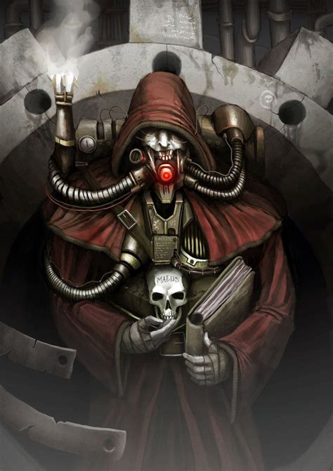 Seriously Badass Techpriest Painting Might Steal Some Bits Of This For