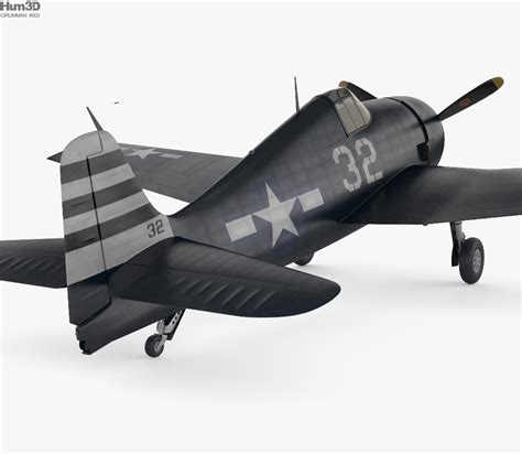 Grumman F6f Hellcat 3d Model Aircraft On Hum3d