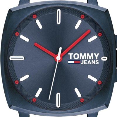 Relógio Tommy Jeans Masculino Borracha Azul 1791865 Compre Agora