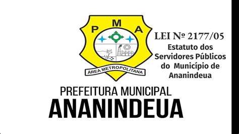 CONTINUAÇÃO DO ESTATUTO DOS SERVIDORES DE ANANINDEUA YouTube