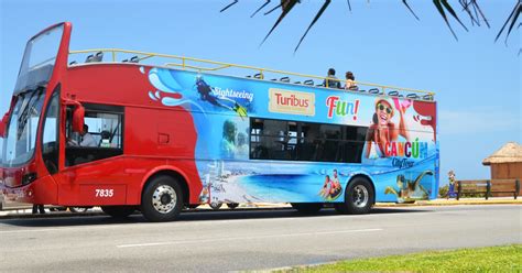 Cancun bus à arrêts à arrêts multiples multiples visite touristique