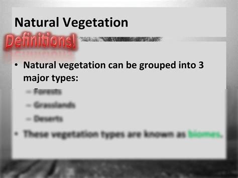 Solution Lecture On Types Of Natural Vegetation Studypool