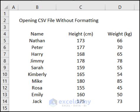 Pull CSV data into Excel without a CSV file