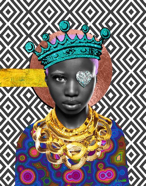 Melanated Expressions Art — Broadie | Afrofuturism art, Collage art projects, Digital collage art