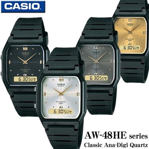 Casio AW 48HE Series Analog Digital Watch Shopee Malaysia