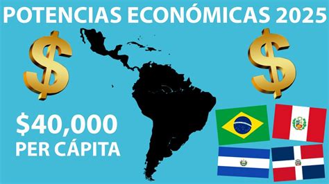 PaÍses MÁs Ricos De AmÉrica Latina 2025 Pib Per CÁpita Ppa 2025 Youtube