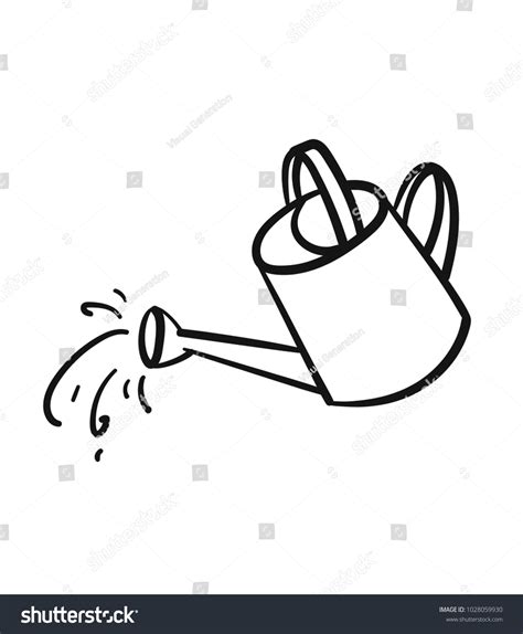 drawing of a watering can 5