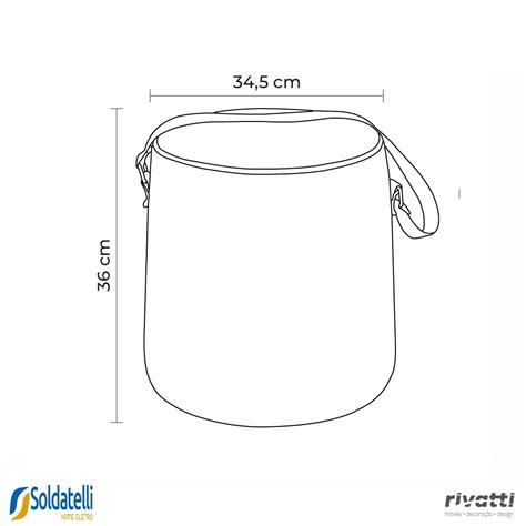 Soldatelli Home EletroPuff Vênus Tecido Nude ou Boucle Grafite Alça em PU Marrom