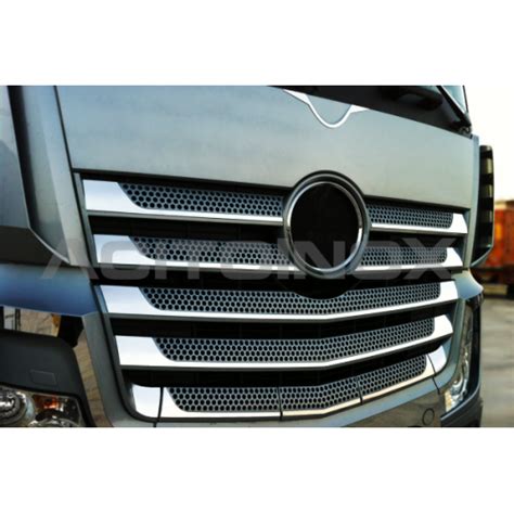 H Habillage Inox Grille De Calandre Pour Mercedes Actros Mp