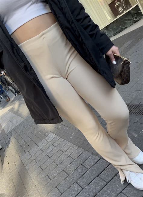 Clean Out Front Vpl Cameltoe No Face Spandex Leggings And Yoga