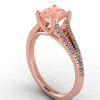 Top Dazzling Breathtaking Rose Gold Engagement Rings Pouted