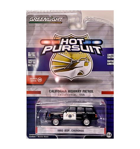 Greenlight Hot Pursuit California Highway Patrol Jeep Cherokee