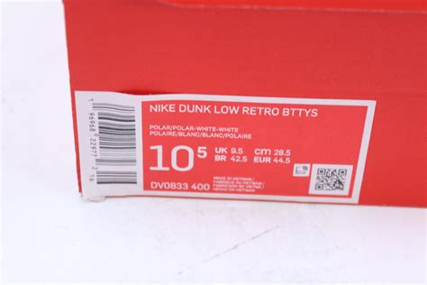 Nike DV0833 400 Dunk Low Retro BTTYS Polar Blue White Mens 10 5