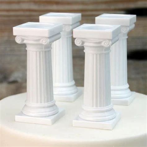 White Paint Coated Fiber Reinforced Plastic Pillar For Decoration Rs