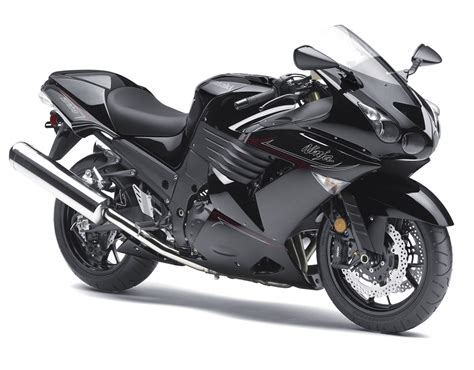 Kawasaki Ninja Zx14 Front Side View Black Motorcycle Wallpapers