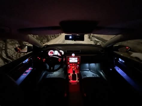 Атмосферная подсветка — Volkswagen Passat B7, 1,8 л, 2012 года | своими ...