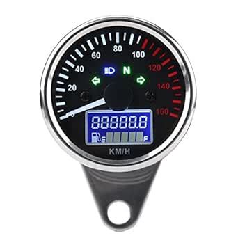 Kimiss Universal Km H Motorrad Tacho Digital Led Lcd Tachometer