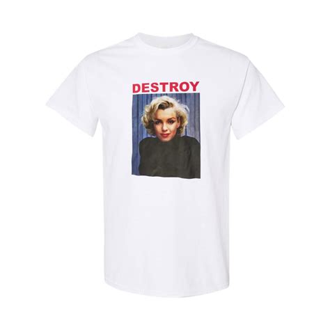 Marilyn Monroe Destroy T Shirt Sale Seditionaries Sex Pistols Vivienne