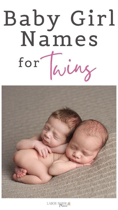 Trendy yet unique twin baby girl names that make your heart skip a beat ...