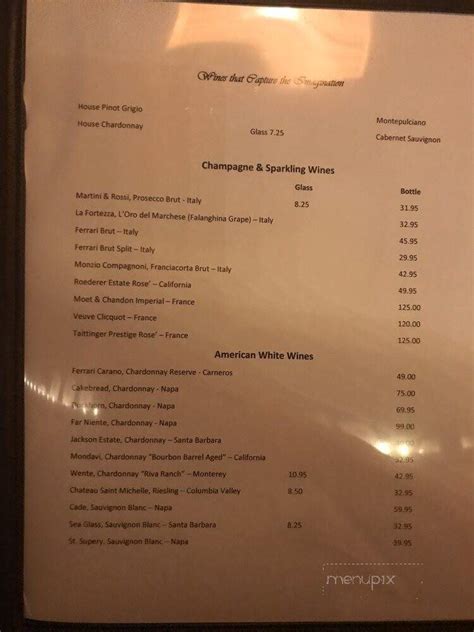 Menu Of Limoncello South In New Smyrna Beach FL 32169