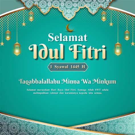 Ucapan Idul Fitri Template Postermywall