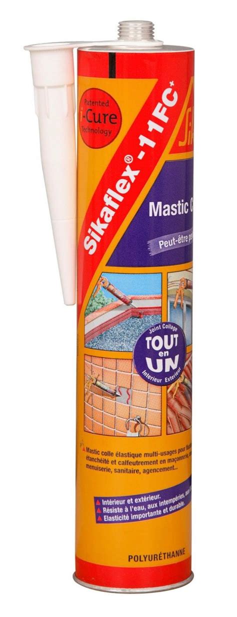 Mastic Colle Sika Sikaflex 11fc 300 Ml Noir Leroy Merlin