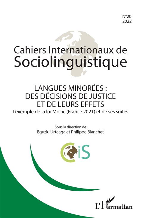 Revue Cahiers Internationaux De Sociolinguistique Cairn Info