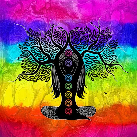 Chakra Tree Art