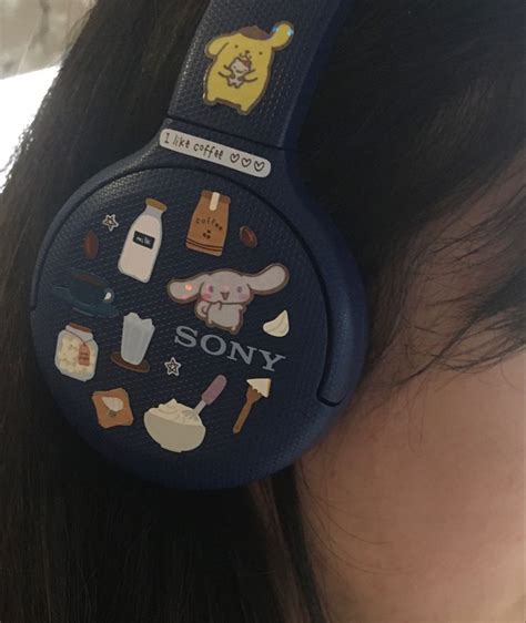 Sony Headphones With Stickers