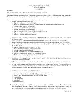 Actividad De Fisica Magnitudes PDF