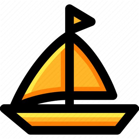 Boat Harbor Ocean Sail Sea Ship Transport Icon