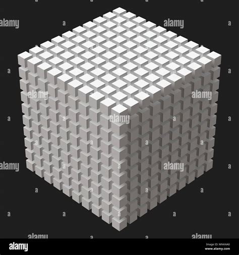 big cube  cubic cuts stock vector image art alamy