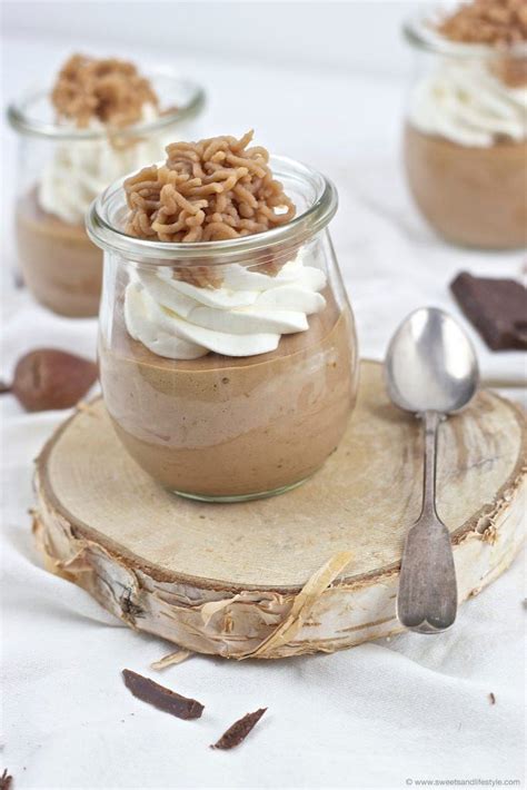 Schoko Maroni Mousse Serviert Im Glas Rezept Sweets Lifestyle