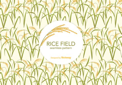 Rice Field Vector Pattern - Download Free Vector Art, Stock Graphics & Images