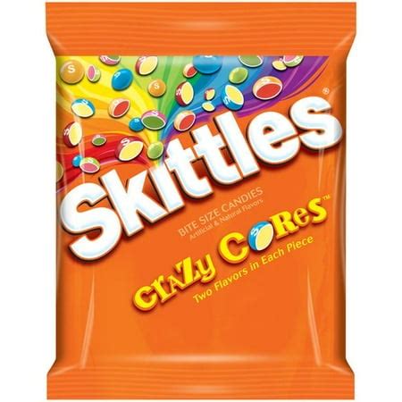 Skittles Bite Size Crazy Cores Candies, 7.2 oz - Walmart.com