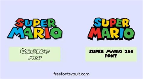 Super Mario Font Free Donwload Free Fonts Vault Artofit