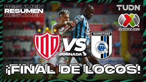 Resumen y goles Necaxa vs Querétaro CL2023 Liga Mx J9 TUDN